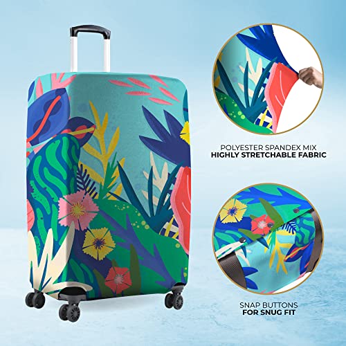Nasher Miles Polyester 75 (28 Inch) Large Protective Luggage Cover - Underwater Design - Image 5