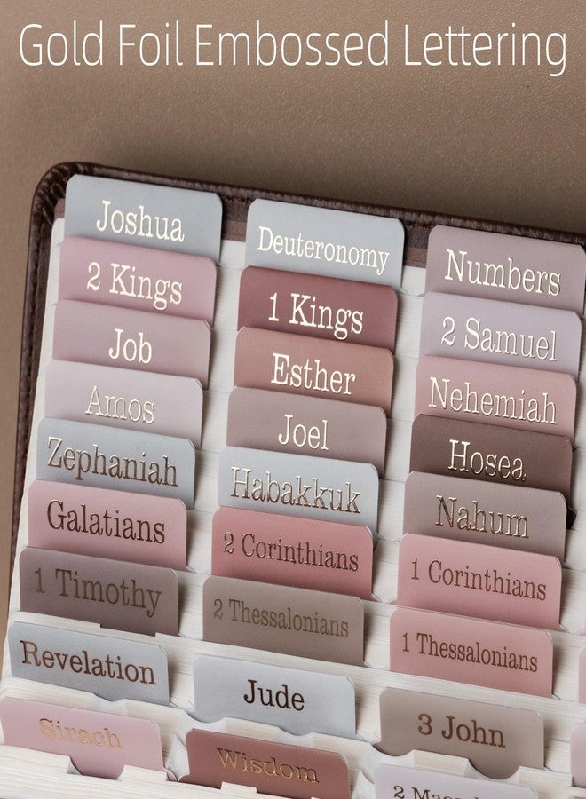 UPAFEXXI-Laminated Bible Tabs with Book Summaries(Gold Foil Embossed Lettering), Bible Tabs for Women and Men, Reposition Large Print Stickers, Easy to Read, 80Chapters Labels for Easy Navigation - Image 3