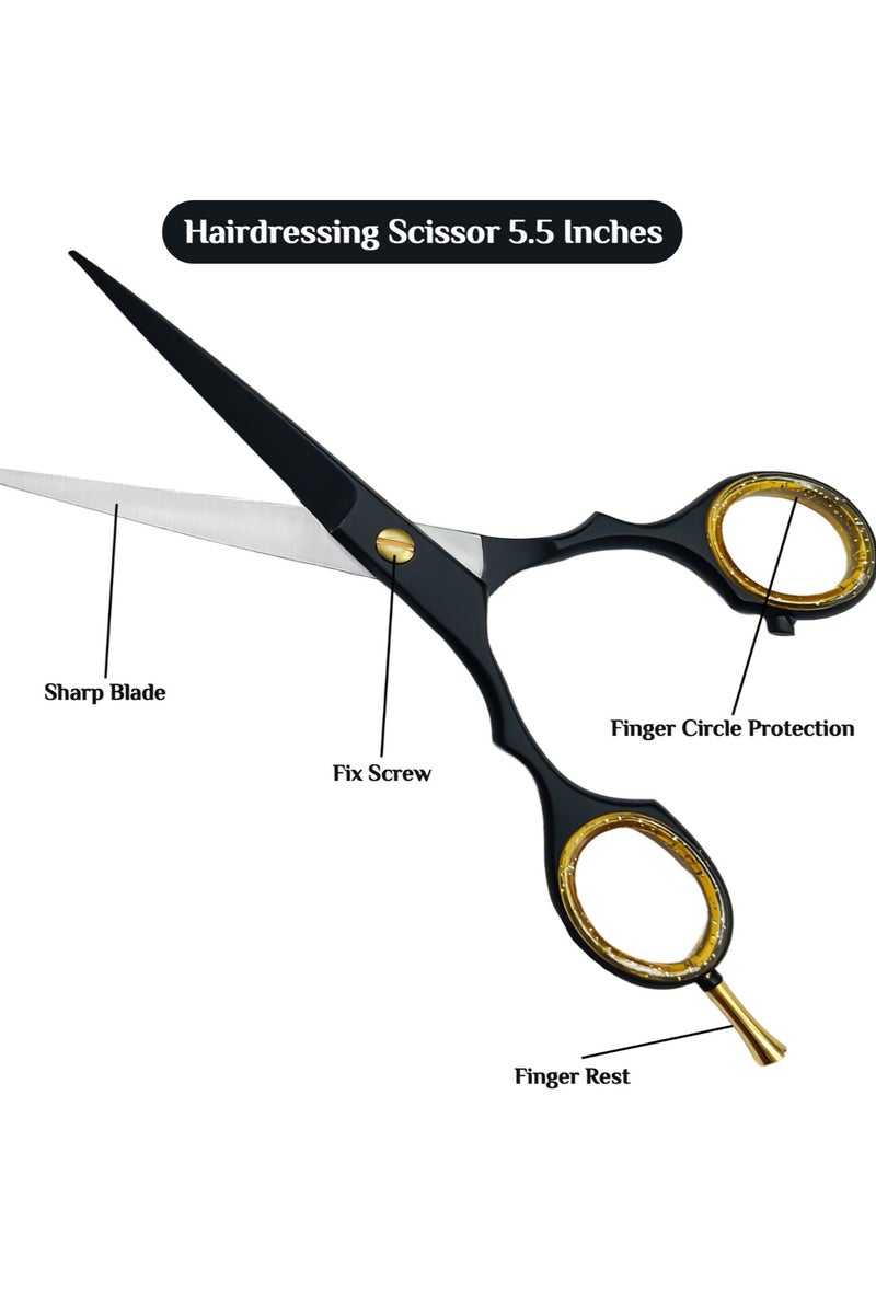 Generic Professional Razor Edge Hair Cutting Scissors, Salon Hair Scissors with Fixt Nut- Sharp Barber Scissor/Shear-Premium Stainless Steel Hair Styling Scissor  - Image 4