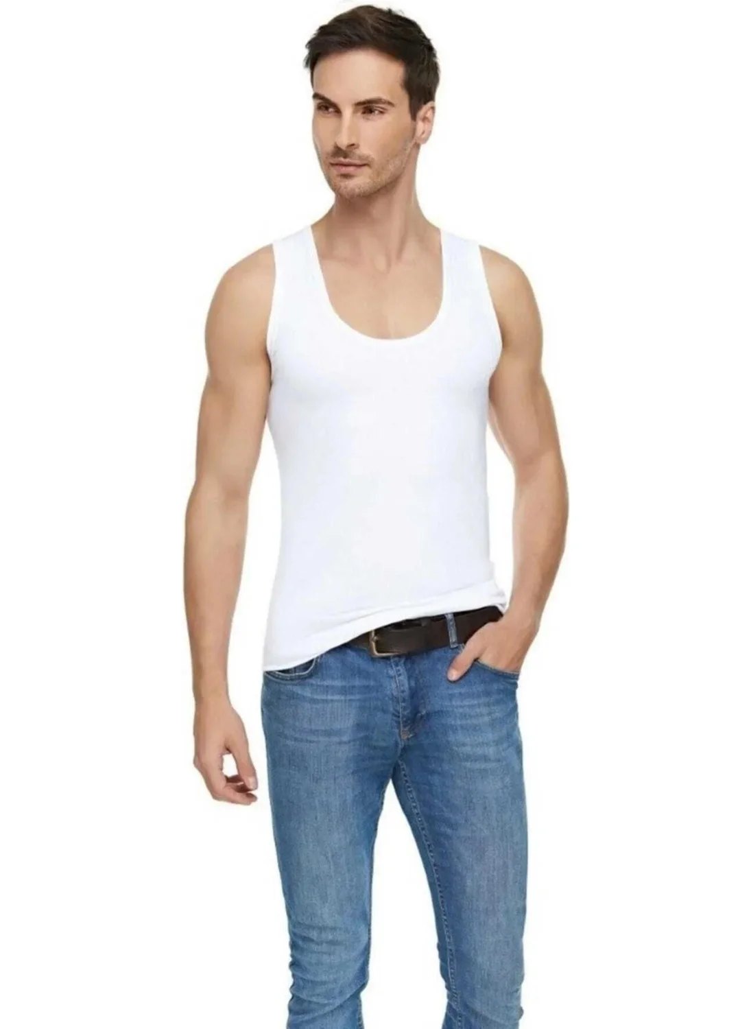 Tutku Elit Passion Elite Men's Modal Lycra Suspender Undershirt 1201 - 9 Pieces