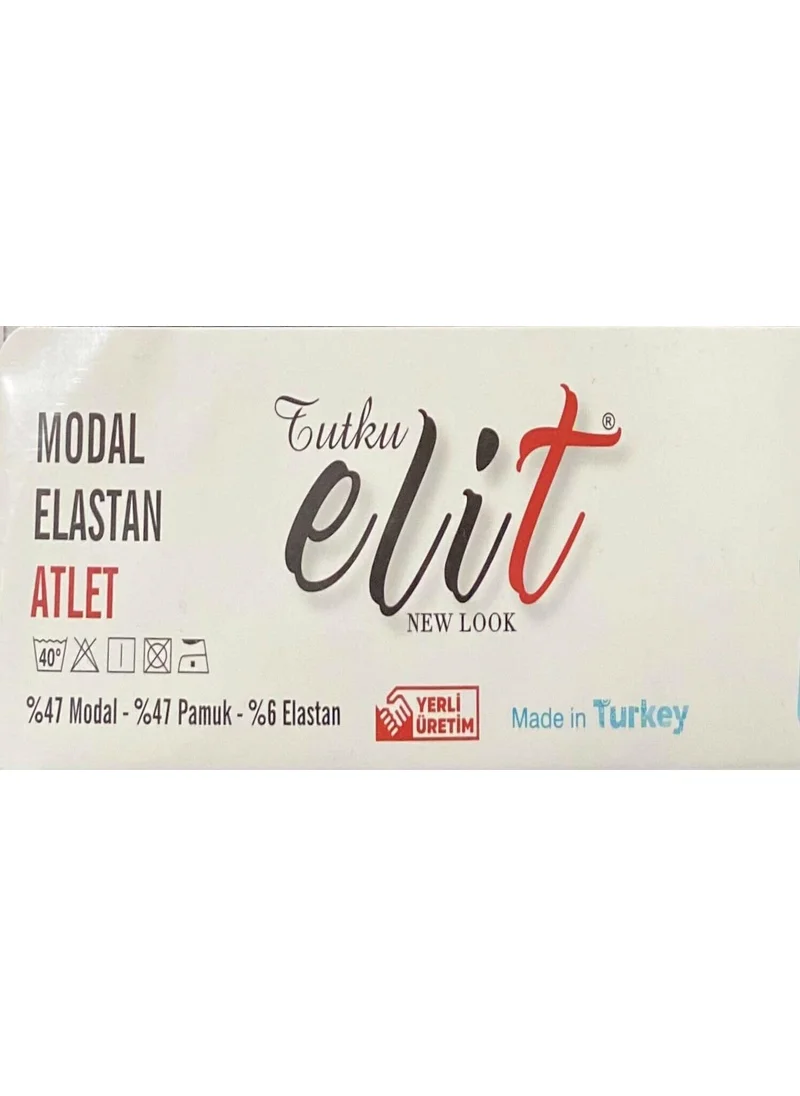 Tutku Elit Passion Elite Men's Modal Lycra Suspender Undershirt 1201 - 9 Pieces