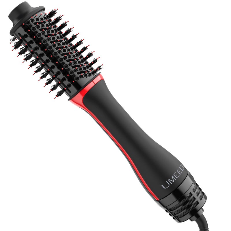 Umeely Plus 2.0 Hair Dryer Brush Blow Dryer Brush in One, 2'' Oval Brush Head Hot Air Brush Styler & Volumizer with Ionic Technology, NTC Smart Temp Control for Smooth, Frizz-Free, Shiny Hair - Image 1