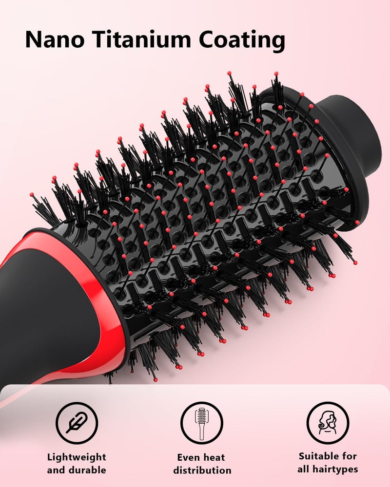 Umeely Plus 2.0 Hair Dryer Brush Blow Dryer Brush in One, 2'' Oval Brush Head Hot Air Brush Styler & Volumizer with Ionic Technology, NTC Smart Temp Control for Smooth, Frizz-Free, Shiny Hair - Image 5