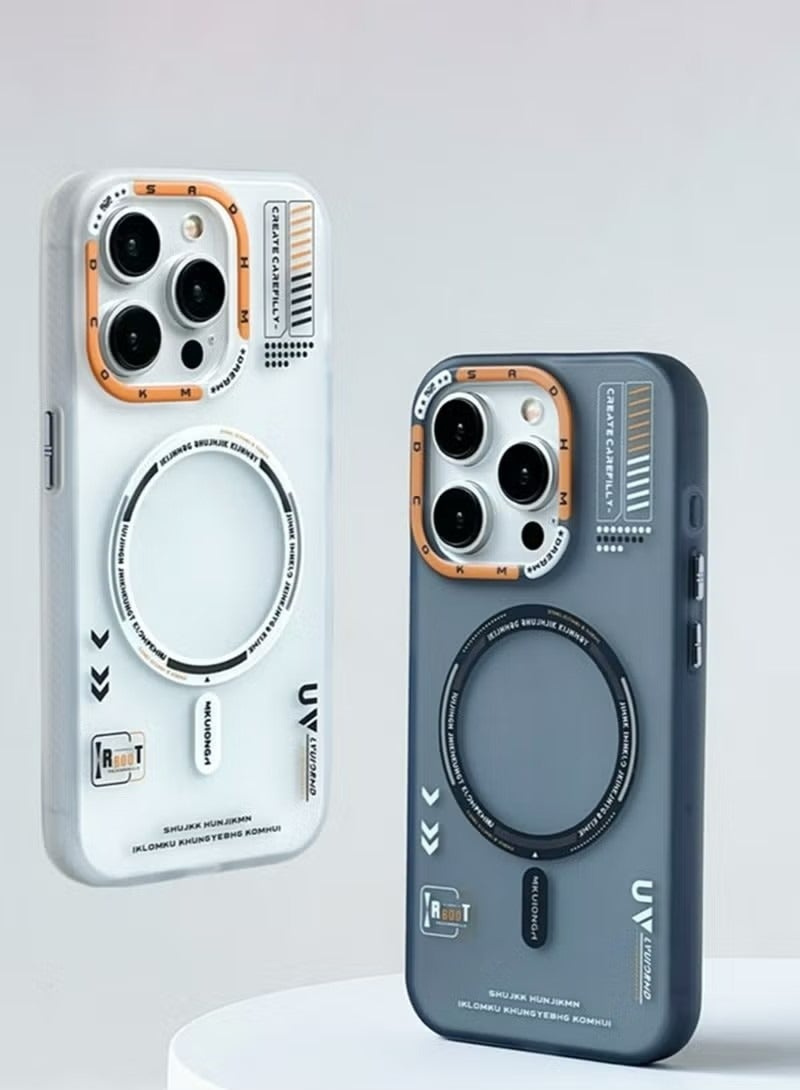 X-level Magnetic for iPhone 15 Pro Max Case [Compatible with Magsafe & Military-Grade Protection] Slim Protective Translucent Matte iPhone 15 Pro Max Phone Case 6.1 inch, Dark Grey - Image 2