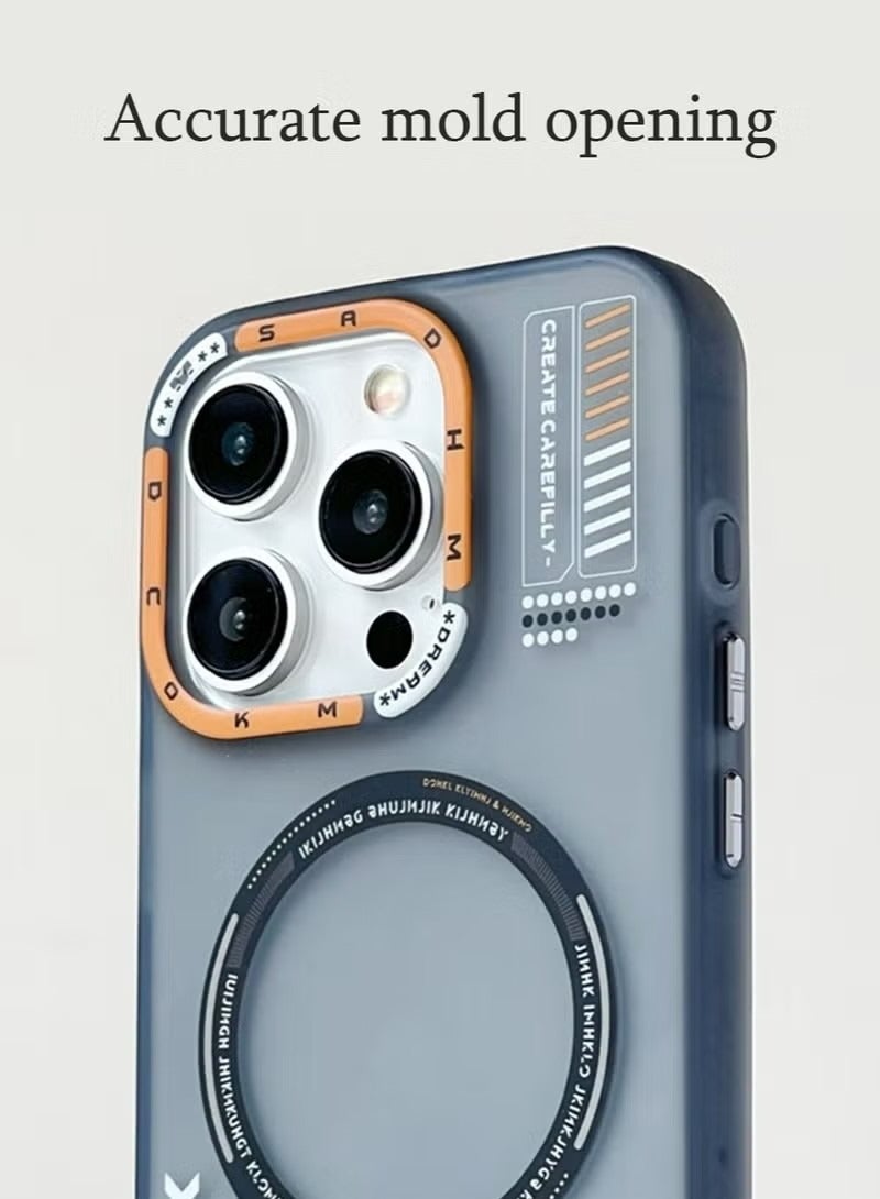 X-level Magnetic for iPhone 15 Pro Max Case [Compatible with Magsafe & Military-Grade Protection] Slim Protective Translucent Matte iPhone 15 Pro Max Phone Case 6.1 inch, Dark Grey - Image 4