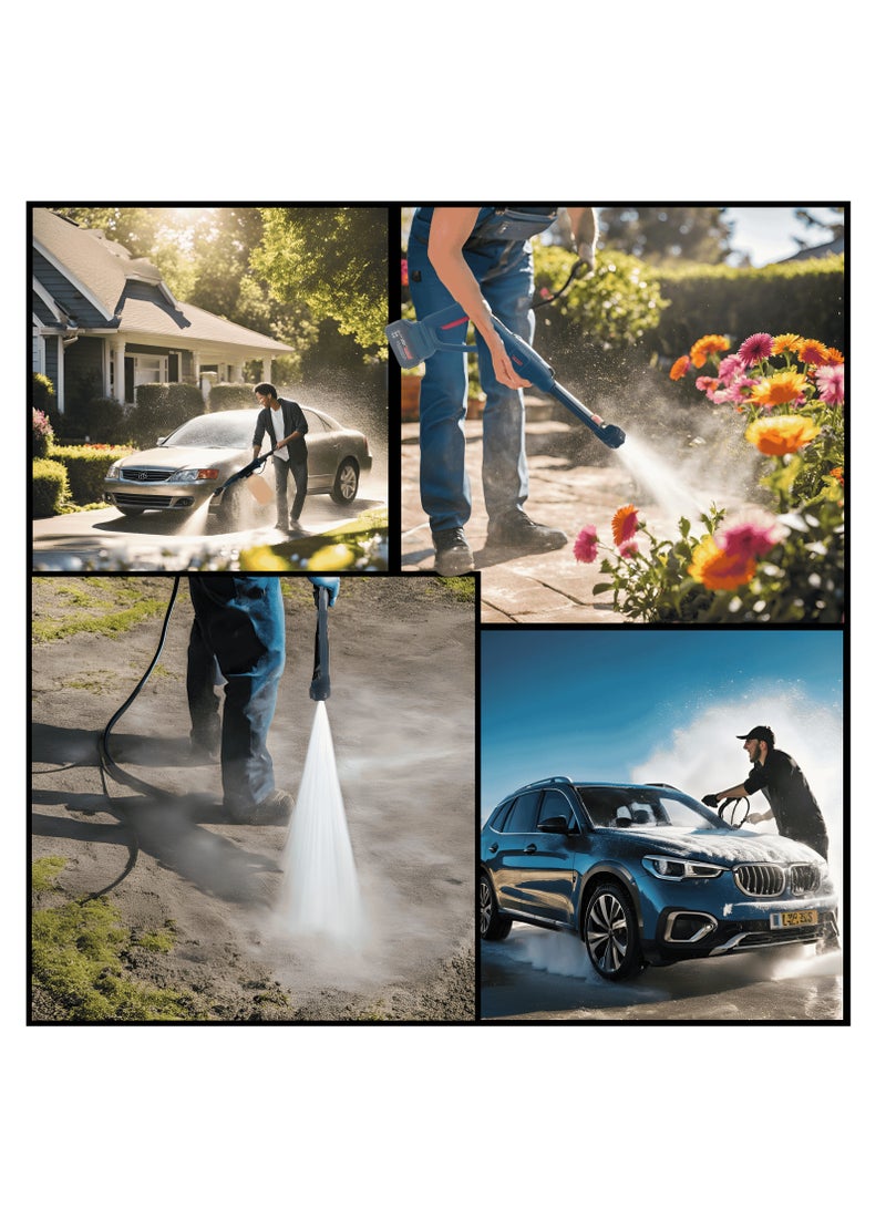 BONAI BN-HK45 Cordless Portable Pressure Washer 168VF 7.0Ah Lithium Battery High Pressure Car & Home Washer - Image 5