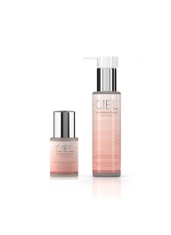 CIEL Skin Brightening Glow Serum With Vitamin C & E And Face Wash For Brightening Skin 100% Vegan Pack Of 2  - Image 1