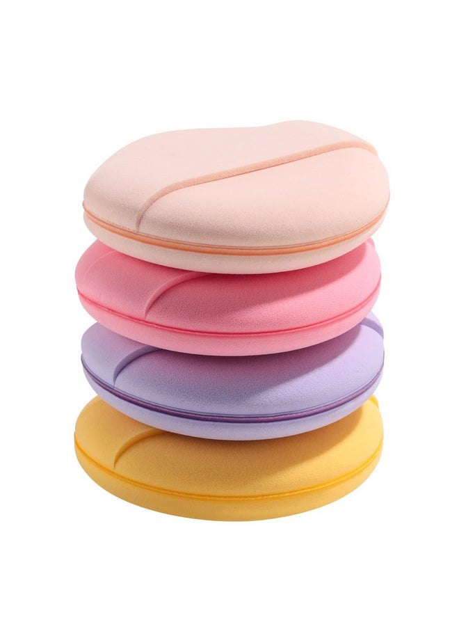 BS مول إسفنجة الأساس من Bs-Mall Blender Sponge للمكياج السائل والكريمي والبودرة، عبوة من 4 قطع متعددة الألوان  - Image 1