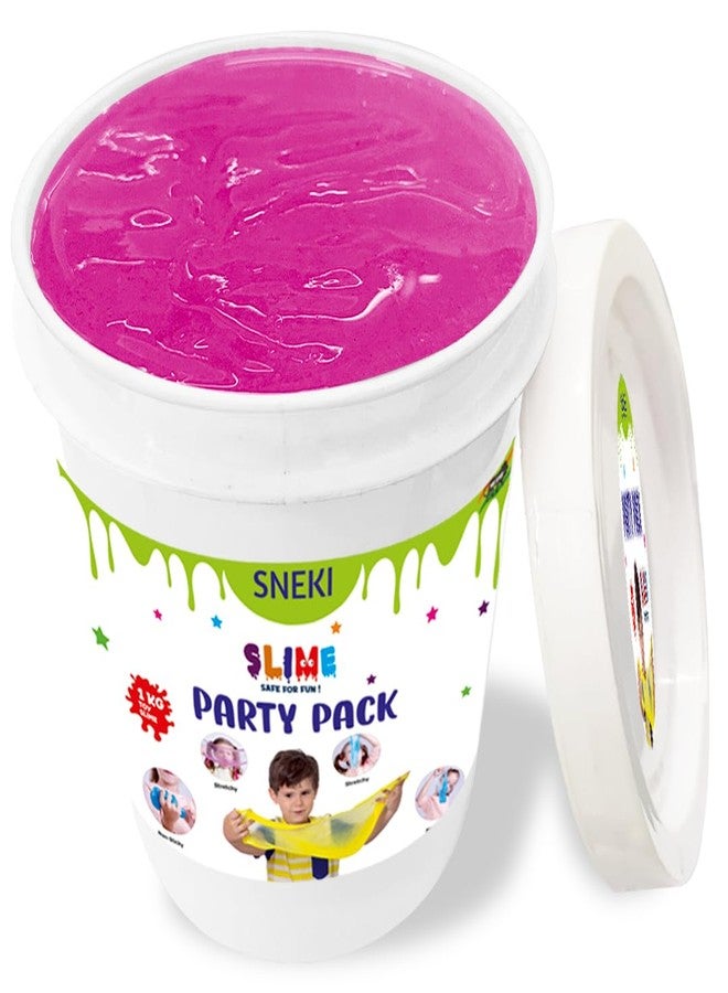 SNEKI (1Kg Pink Slime) Fruit Scented Big Slimy Slime Gel Jelly Putty Toy Slime Bucket kit Set Toys for Girls Boys Kids Slime Toy Gift - Image 1