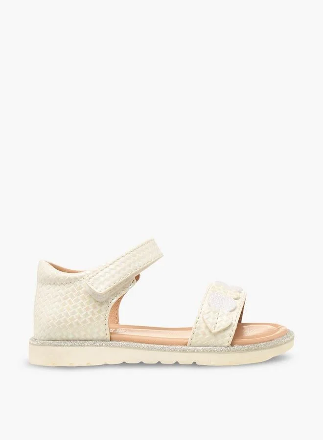 بيرفيت Girls Hook & Loop Strap Sandals