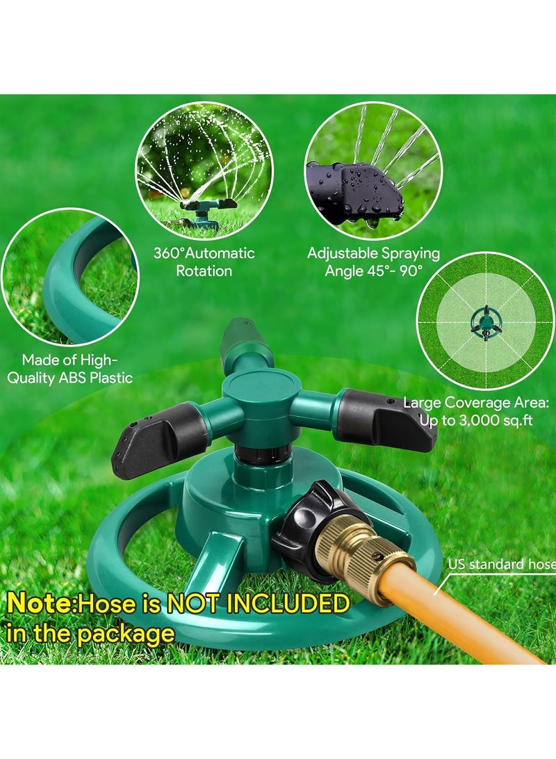 Generic Sprinklers for Yard, Water Sprinkler for Lawn, 360 Degree Rotating Lawn Sprinkler for Yard Large Area, Yard Sprinklers for Kids, Pets Playing  - Image 4