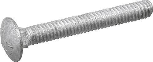 Hillman Hot Dipped Galvanized Carriage Bolt 14 x 2 Inch 100 Pack 812512 - Image 1