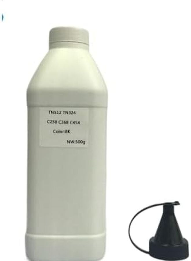 مسحوق الحبر الأسود العالمي 500 جرام متوافق مع C258 C308 C368 C454 C554 TN512 TN324 - Image 2