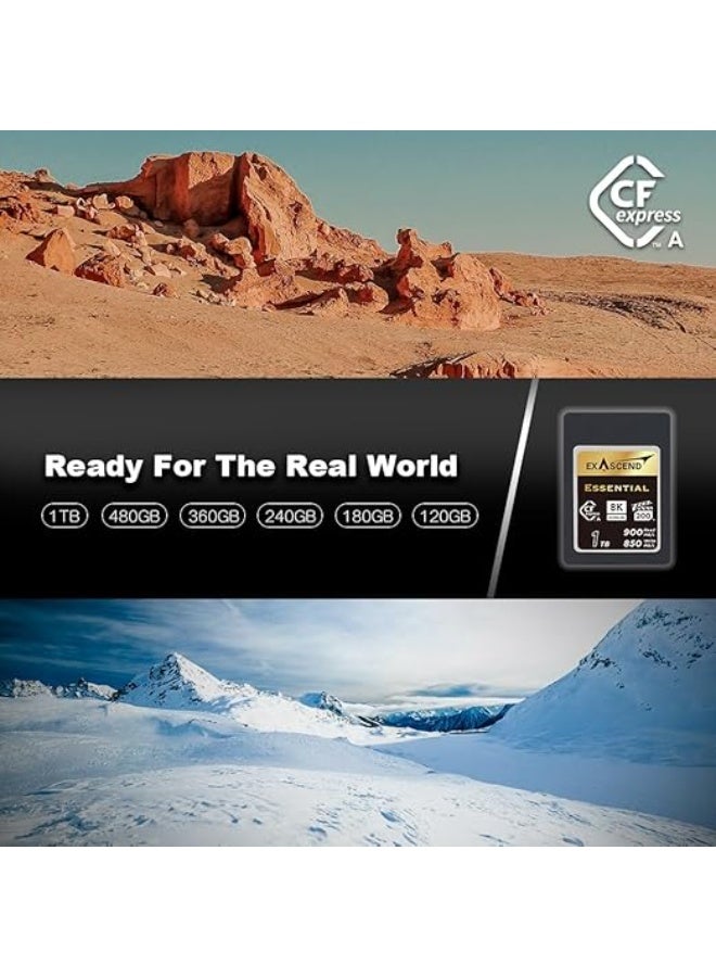 Exascend  Essential 240GB CFexpress Type A Memory Card - Image 3
