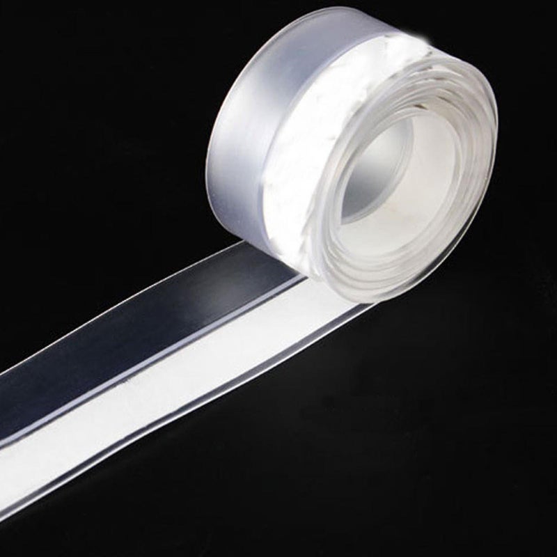 Transparent Windproof Silicone Sealing Strip Bar Door Sealing Strip 100x3.5x0.5 clear - Image 2