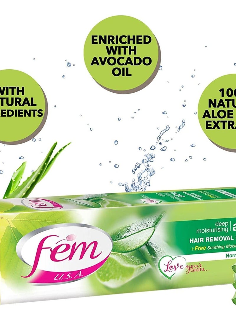 fem Deep Moisturising Aloe Hair Removal Cream 120grams - Image 4