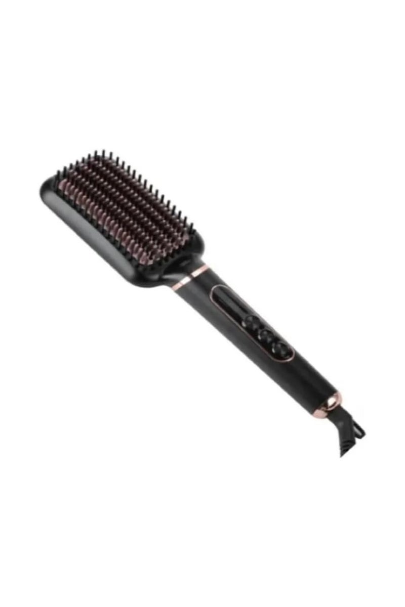 DENX DX1379 Thermal Hair Straightener Brush, Digital Display, Multi-Temperature, Fast Heating - Image 1