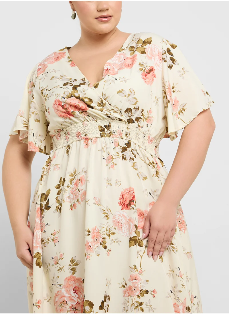 Ella Plus Floral Print Dress