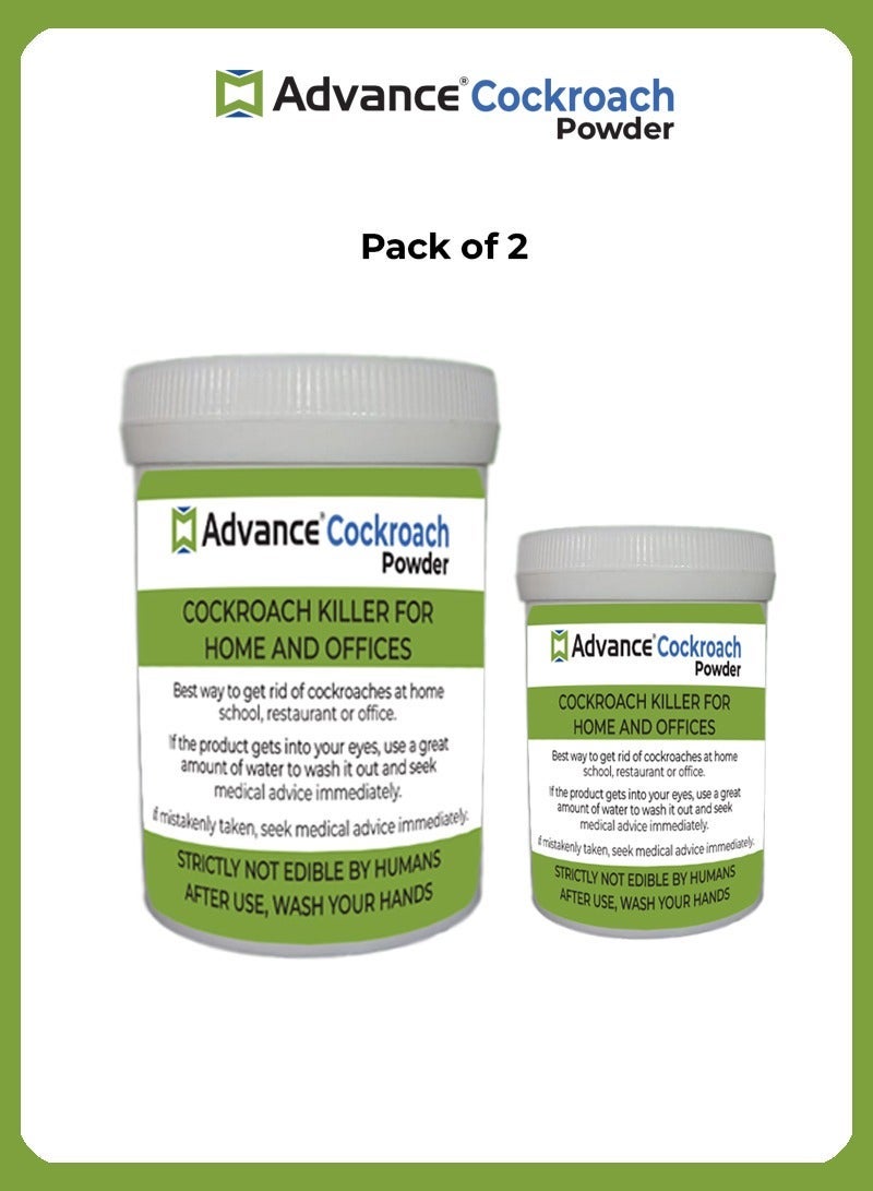 Cockroach Powder Protecting Your Family from Roach Threats Pack Of 2 (100 GM Each)