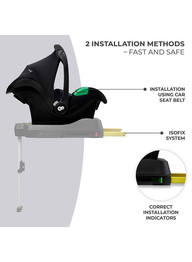 Kinderkraft مقعد السيارة I-Size مينيك برو - أسود - Image 3