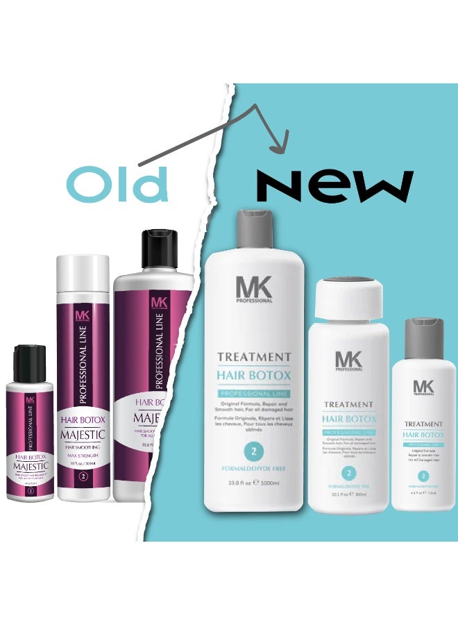 Majestic Hair Botox Complete Kit 300ml Hair Smoothing Treatment with Caviar oil - Image 4