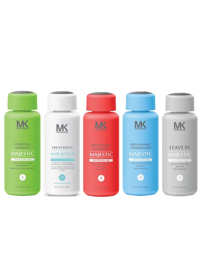 Majestic Hair Botox Complete Kit 300ml Hair Smoothing Treatment with Caviar oil - Image 1