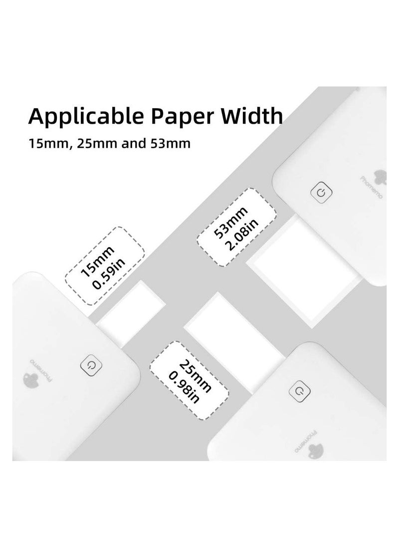 phomemo - Phomemo M02 Pro 300dpi High Resolution Wireless Bluetooth Thermal Printer Portable Mini Pocket Printer Thermal Photo Printer Mobile Printer Sticker Maker for iPhone and Android Phones - Image 1