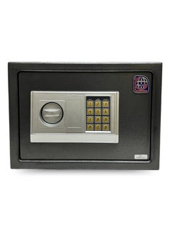 LOTFY GROUP Electronic Digital Safe - Dual Entry Lock Box with 2 Override Keys - Personal Home Safe for Medicine, Jewelry, Handguns, and More by LOTFY GROUP (Gray) ( H25 * W35 * D25 CM )  - Image 4