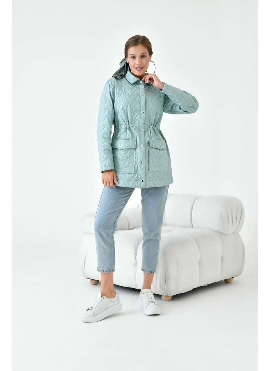 Garmi Women's Quilted Coat Mint