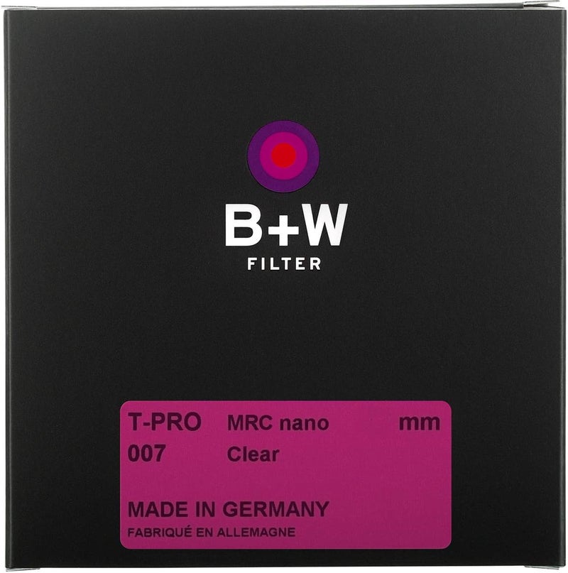BW B + W Clear Protection Filter for Camera Lens – Ultra Slim Titan Mount (T-PRO), 007, HTC, 16 Layers Multi-Resistant and Nano Coating, Photography Filter, 67 mm - Image 2