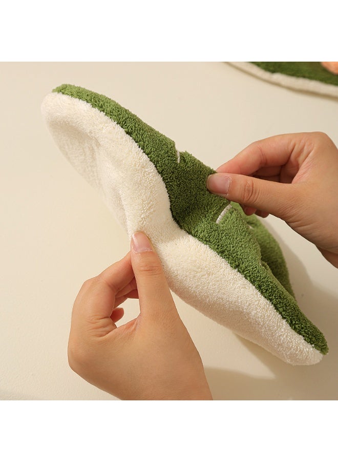 Green leaf Pattern Hand Towels – Super Absorbent, Soft & Unique Design for Everyday Use - Image 3