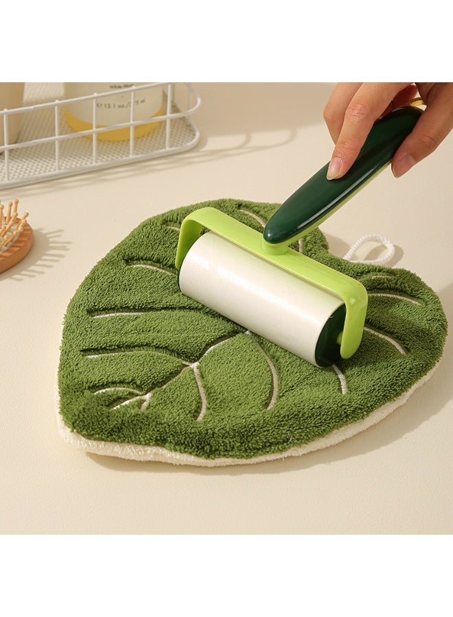 Green leaf Pattern Hand Towels – Super Absorbent, Soft & Unique Design for Everyday Use - Image 2