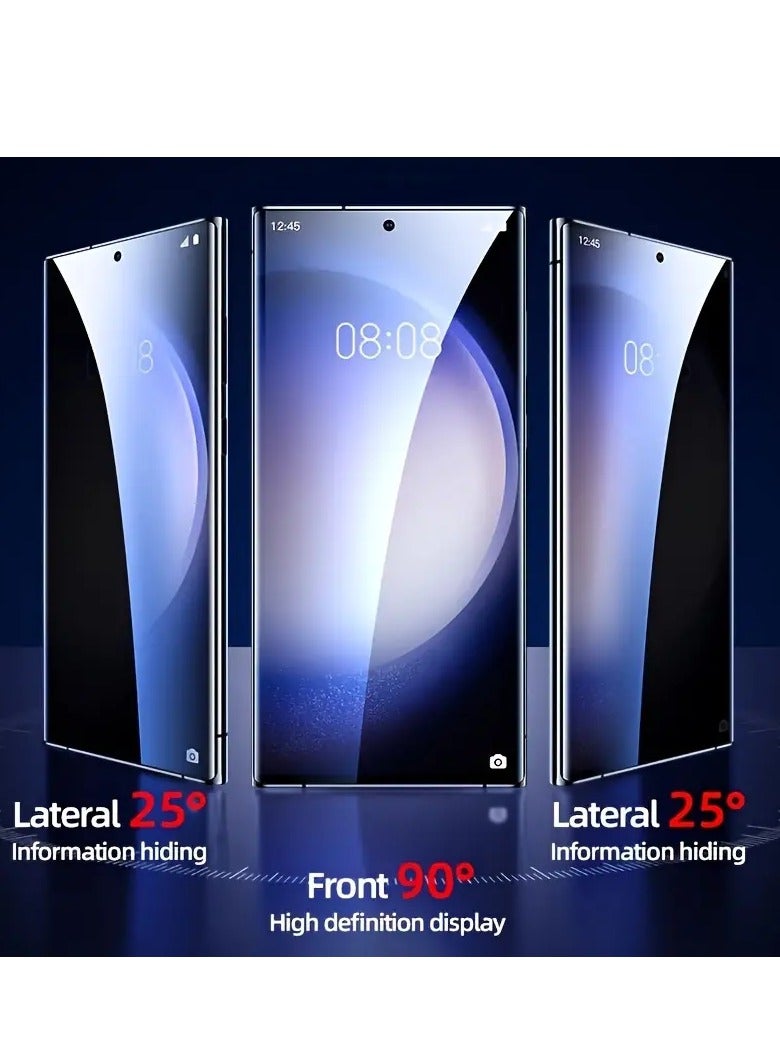 ELTRAZONE [2+2 Pack] Full-Cover 9H Tempered Glass Screen & HD Camera Lens Protector for Samsung Galaxy S24 Ultra | Anti-Scratch, Anti-Fingerprint, Case Friendly - Image 2