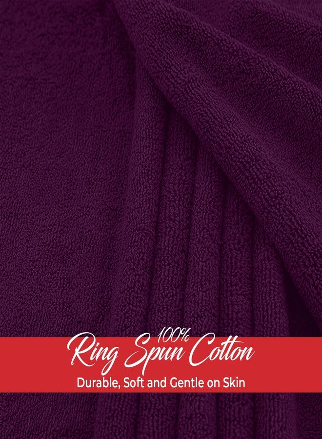RIVERSIDE Pack of 1 Jumbo Bath Sheet 40 x 80 Inches - Extra Large Bath Towel, Super Soft & Highly Absorbent, 100% Cotton Quick Dry, Perfect to Wrap Yourself in - Purple Passion - Image 4