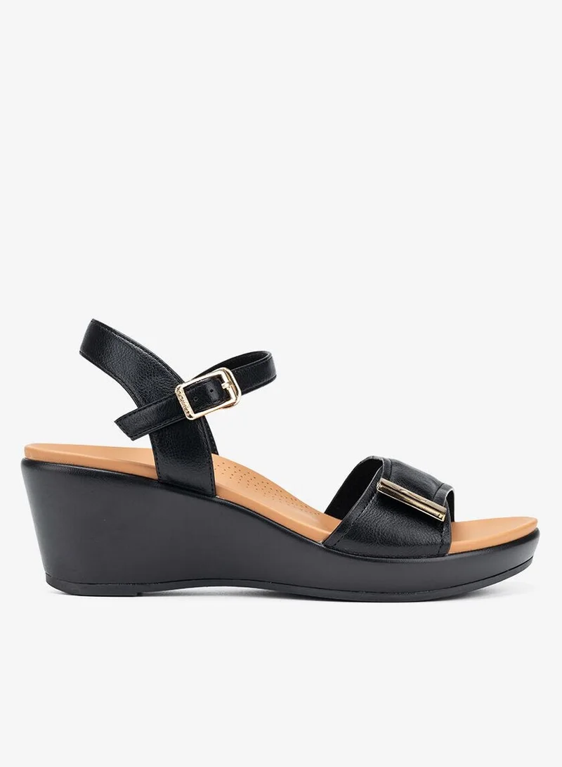 Bata Ankle Strap Wedge Sandal
