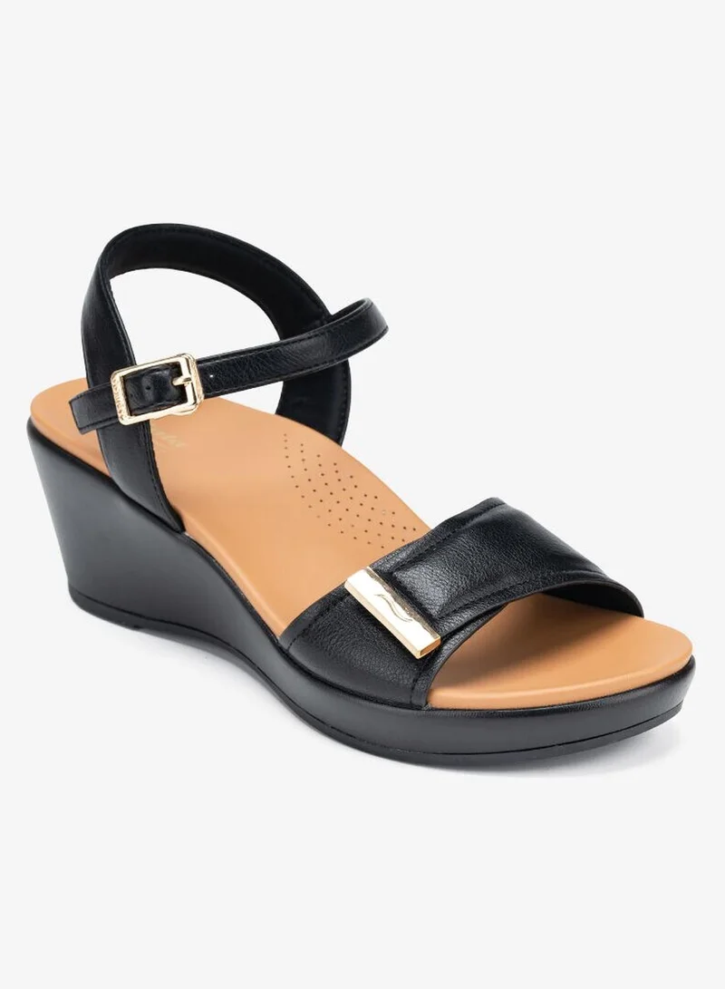 Bata Ankle Strap Wedge Sandal