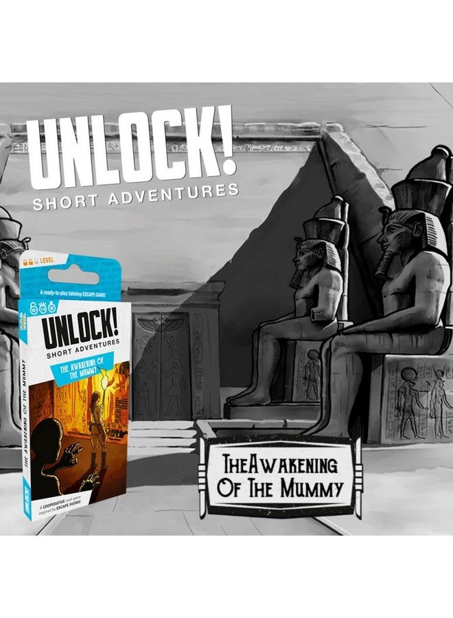 Space Cowboys UNLOCK! Short Adventures 2: The Awakening of The Mummy - Immersive Escape Room Card Game for Kids and Adults, Ages 10+, 1-6 Players, 30 Minute Playtime, Made by Space Cowboys  - Image 4