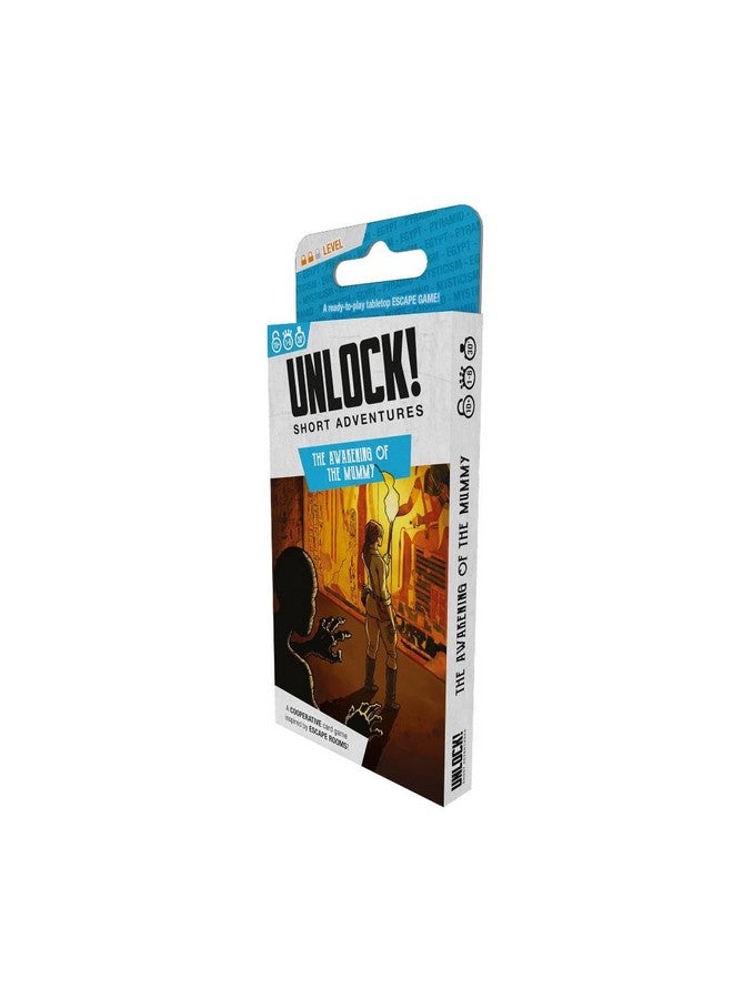 Space Cowboys UNLOCK! Short Adventures 2: The Awakening of The Mummy - Immersive Escape Room Card Game for Kids and Adults, Ages 10+, 1-6 Players, 30 Minute Playtime, Made by Space Cowboys  - Image 2