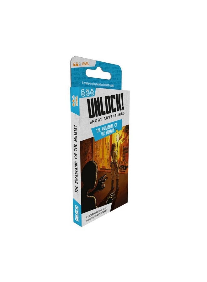 Space Cowboys UNLOCK! Short Adventures 2: The Awakening of The Mummy - Immersive Escape Room Card Game for Kids and Adults, Ages 10+, 1-6 Players, 30 Minute Playtime, Made by Space Cowboys  - Image 1