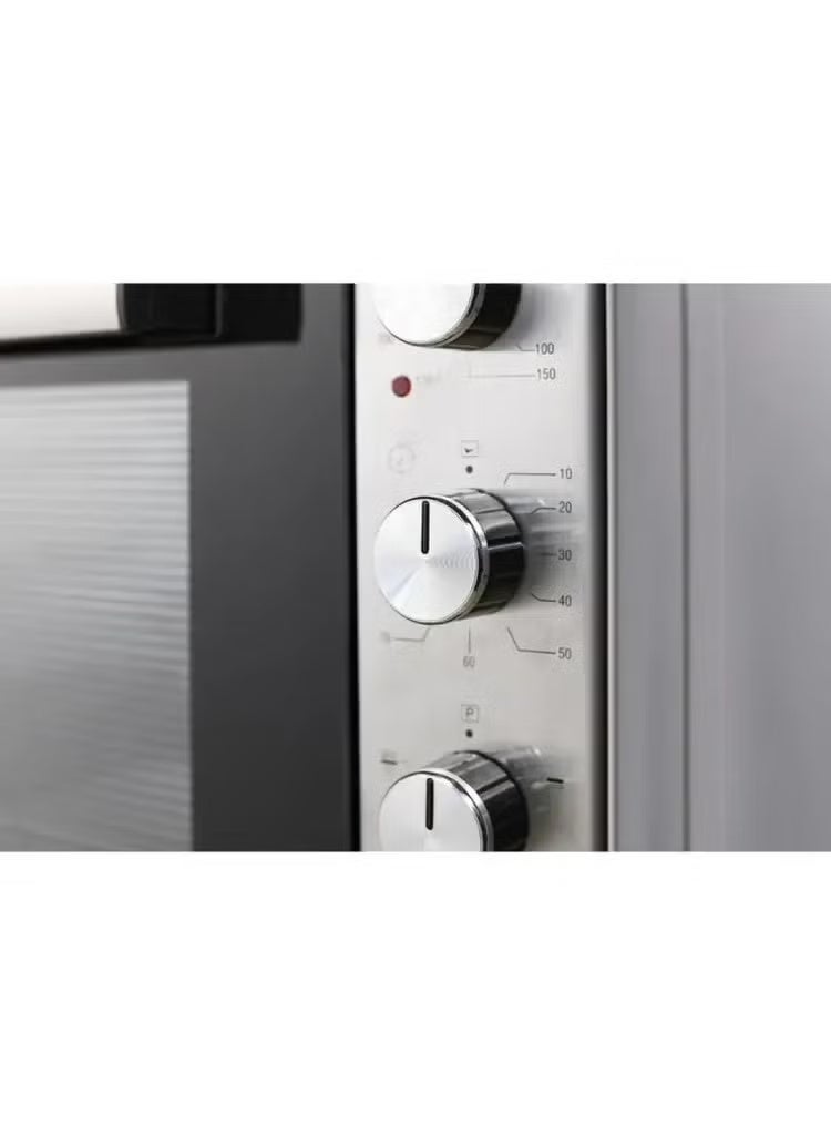 Luxell 70L 2500W Oven with Grill and Double Glass Technology in Black - Image 3
