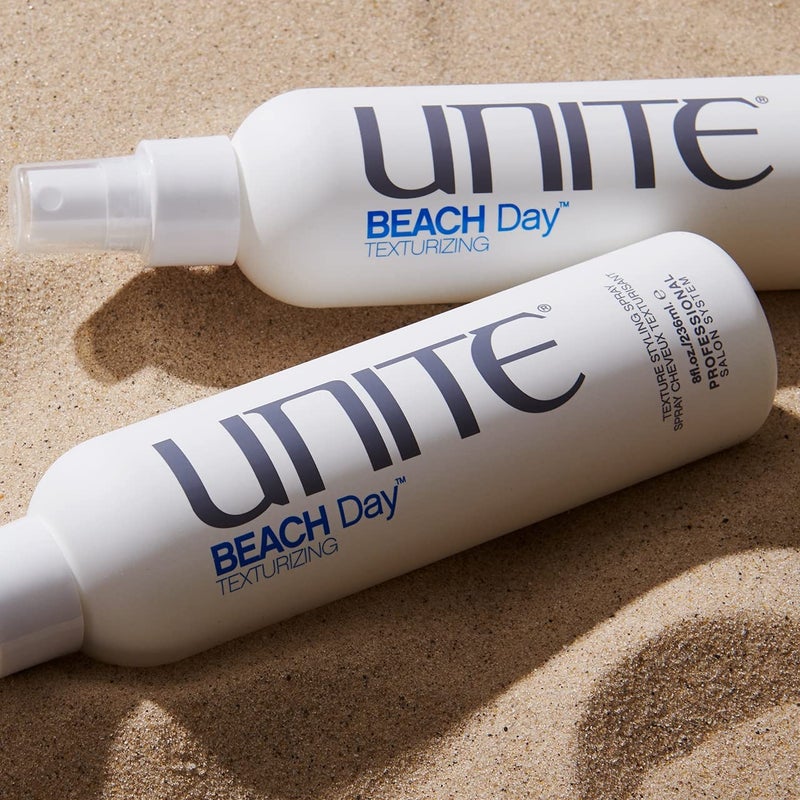 UNITE Hair â€“ BEACH Day â€“ Natural Sea Salt Spray â€“ Tousled Texture, Thickness, Definition, Waves, 8oz - Image 4