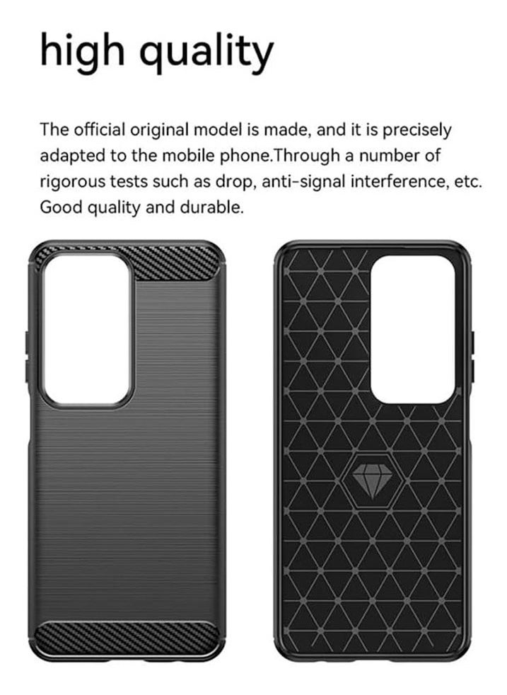 General - Case Compatible with OPPO A3 Pro 5G Soft TPU Carbon Fiber Texture Anti-Scratch Shockproof Phone Case Ultra Slim Anti-Drop Rugged Bumper Cover for OPPO A3 Pro - Image 1