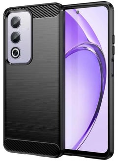 Case Compatible with OPPO A3 Pro 5G Soft TPU Carbon Fiber Texture Anti-Scratch Shockproof Phone Case Ultra Slim Anti-Drop Rugged Bumper Cover for OPPO A3 Pro