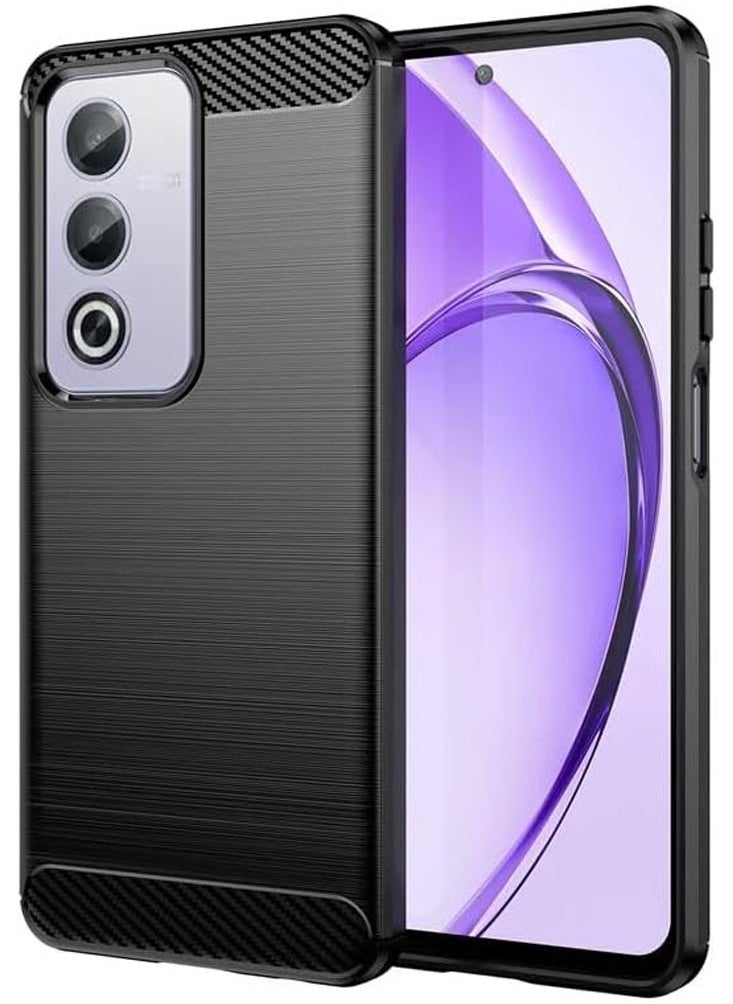General - Case Compatible with OPPO A3 Pro 5G Soft TPU Carbon Fiber Texture Anti-Scratch Shockproof Phone Case Ultra Slim Anti-Drop Rugged Bumper Cover for OPPO A3 Pro - Image 1