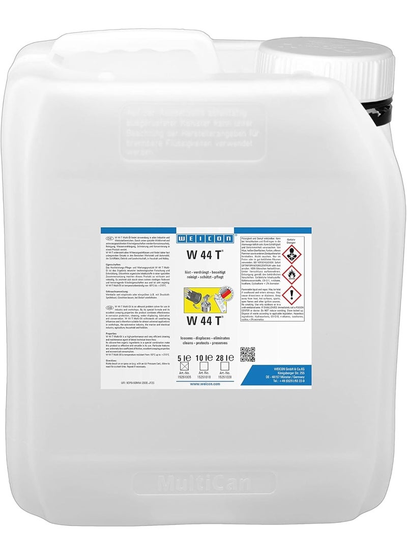 Weicon WEICON W 44 T | 5 L | multifunctional oil with multiple effects | yellowish - Image 1