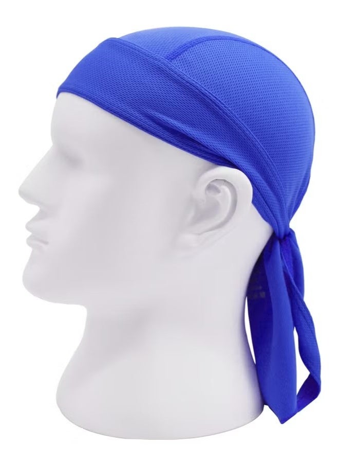 Ailily 4 Pieces Sweat Wicking Beanie Cap Cooling Skull Cap Pirate Hat Bandana Head Wrap Summer Caps for Women Men Outdoor Activities - Image 4