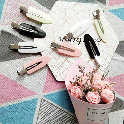LUOTIVON 6 Pieces No Bend Hair Clips, No Crease Hair Clip for Hairstyling, Makeup Clips for Women and Girls Christmas Gifts (Black) - Image 4