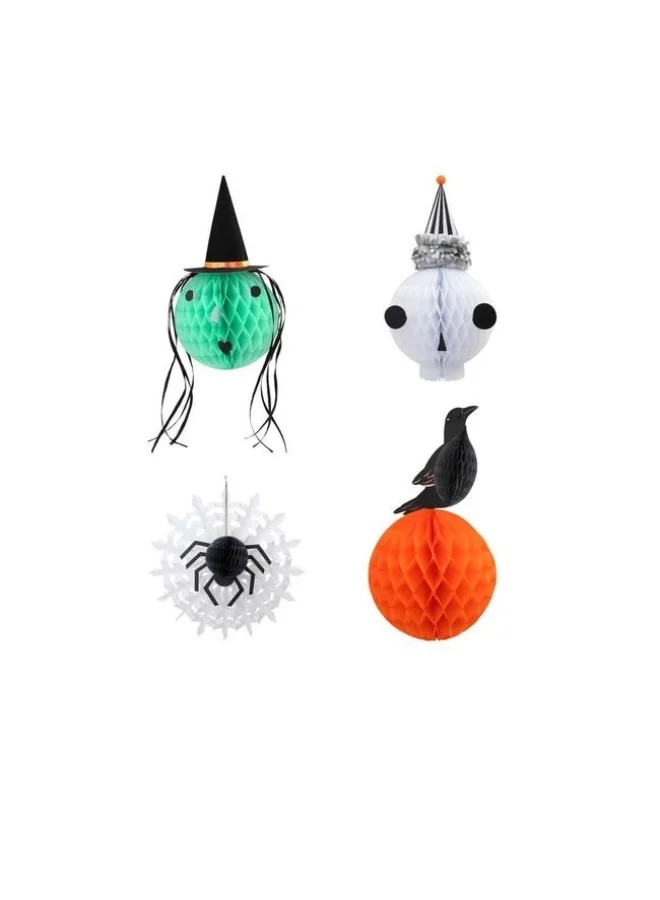 Meri Meri Vintage Halloween Honeycomb Heads
