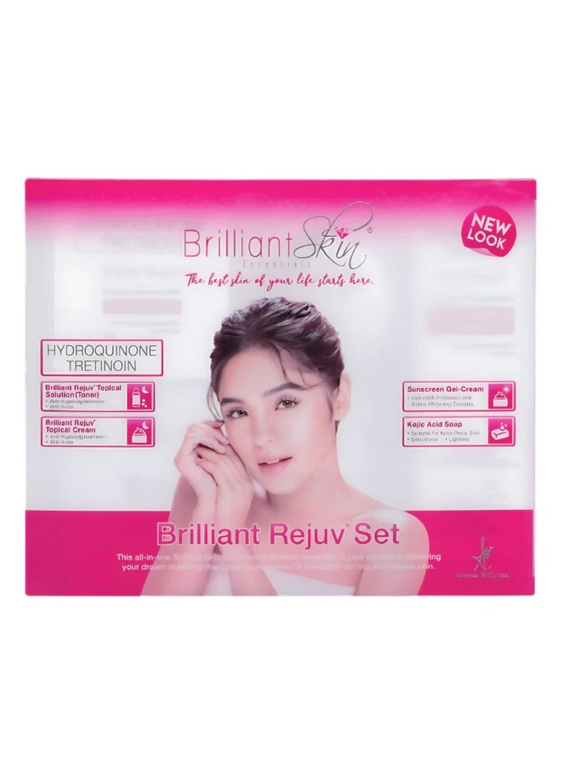 Brilliant Skin Rejuvenating Set – Whitening, Anti-Acne, and Skin Renewal Kit for Radiant Glow (4-in-1 Complete Kit) - Image 1