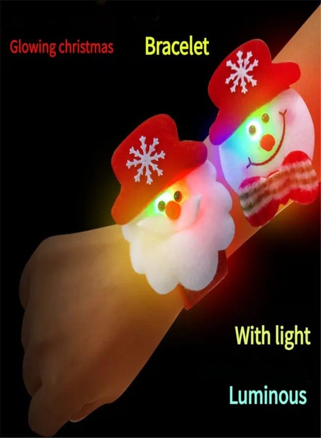 AMYCAUR Merry Christmas LED Light Hand Slap Wristbands for Kids, Girl & Boy, Adults Slap Bands are Perfect for Christmas Parties, Birthdays, and New Year Celebrations Return Gifts for Kids (3 PCS) - Image 4